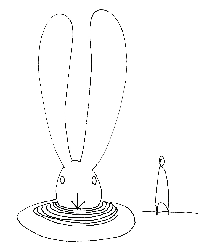 Sketch di Valerio Cozzi per il landmark del Parco dei Conigli
