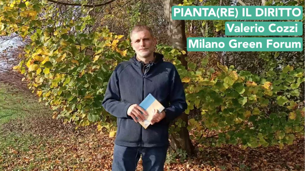 copertina video intervista a valerio cozzi in occasione dei green talks 2020 di Milano Green Forum